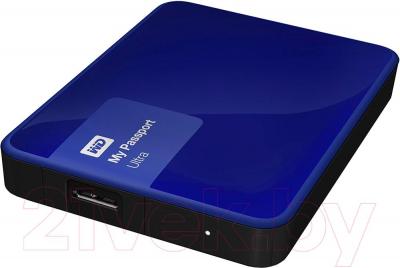 Внешний жесткий диск Western Digital My Passport Ultra 3TB Noble Blue (WDBNFV0030BBL)