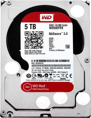 Жесткий диск Western Digital Red 5TB (WD50EFRX)