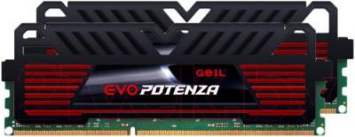 Оперативная память DDR3 GeIL EVO Potenza Onyx Black 2x4GB DDR3 PC3-15000 (GPB38GB1866C10DC)