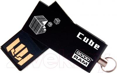Usb flash накопитель Goodram Cube 16GB Black (PD16GH2GRCUKR9)