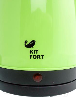 Электрочайник Kitfort KT-602 (зеленый)