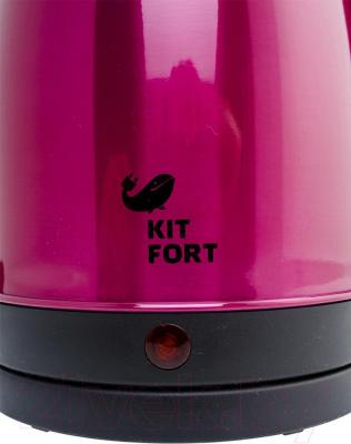Электрочайник Kitfort KT-602 (розовый)
