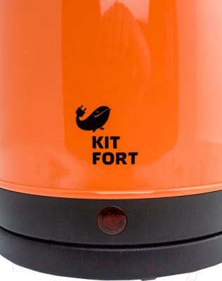 Электрочайник Kitfort KT-602 (оранжевый)