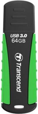Usb flash накопитель Transcend JetFlash 810 Black-Green 64GB (TS64GJF810)