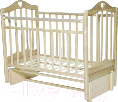 Детская кроватка Антел Каролина-5 (слоновая кость)