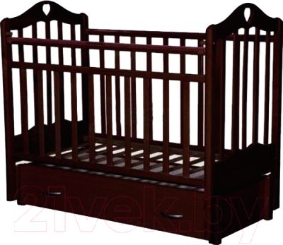 Детская кроватка Антел Каролина-6 (венге)