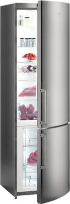 Холодильник с морозильником Gorenje NRK6200KX - общий вид