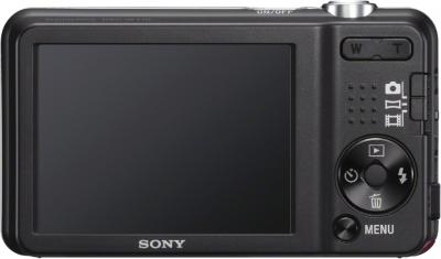 Компактный фотоаппарат Sony Cyber-shot DSC-W710 (Pink) - вид сзади