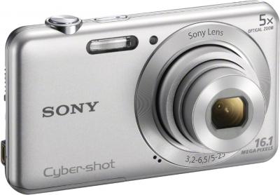 Компактный фотоаппарат Sony Cyber-shot DSC-W710 (Silver) - общий вид