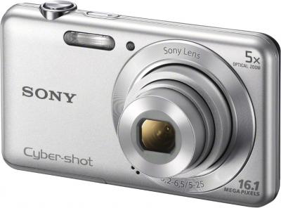 Компактный фотоаппарат Sony Cyber-shot DSC-W710 (Silver) - общий вид