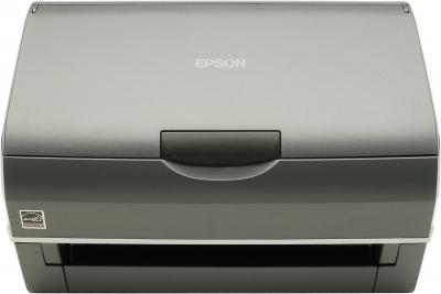 Протяжный сканер Epson GT-S55 - фронтальный вид (закрытый)