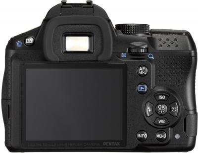 Зеркальный фотоаппарат Pentax K-30 DA 18-55mm Black - вид сзади