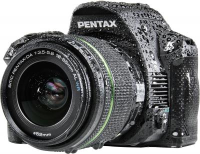 Зеркальный фотоаппарат Pentax K-30 DA 18-55mm Black - влагоустойчивый корпус