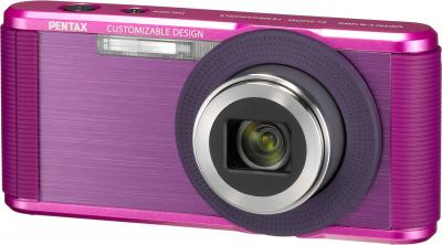 Компактный фотоаппарат Pentax Optio LS465 (Ruby-Pink) - общий вид