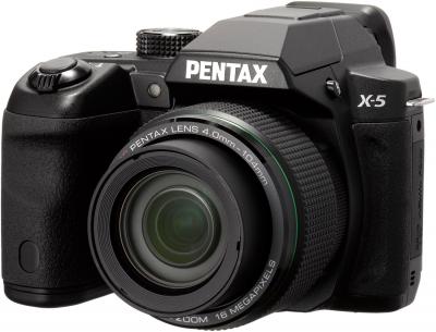 Компактный фотоаппарат Pentax X-5 (Black) - общий вид