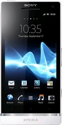 Смартфон Sony Xperia SL (LT26ii) White - общий вид