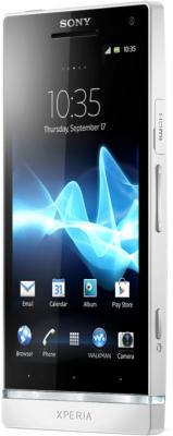 Смартфон Sony Xperia SL (LT26ii) White - полубоком