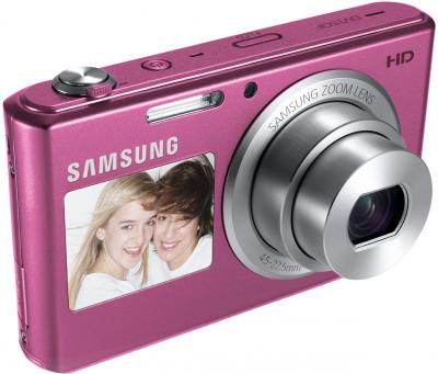 Компактный фотоаппарат Samsung DV150F (EC-DV150FBPPRU) (Pink) - общий вид