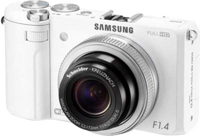 Компактный фотоаппарат Samsung EX2F (EC-EX2FZZBPWRU) (White) - общий вид