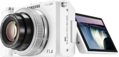 Компактный фотоаппарат Samsung EX2F (EC-EX2FZZBPWRU) (White) - общий вид