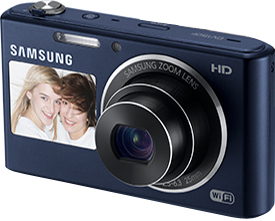 Компактный фотоаппарат Samsung DV150F (EC-DV150FBPBRU) (Black) - общий вид