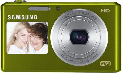 Компактный фотоаппарат Samsung DV150F (EC-DV150FBPERU) (Green) - вид спереди