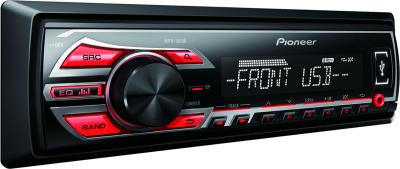 Бездисковая автомагнитола Pioneer MVH-150UB - вид сбоку