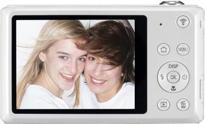 Компактный фотоаппарат Samsung DV150F (EC-DV150FBPWRU) (White) - вид сзади