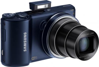 Компактный фотоаппарат Samsung WB200F (EC-WB200FBPBRU) (Black Cobalt) - общий вид