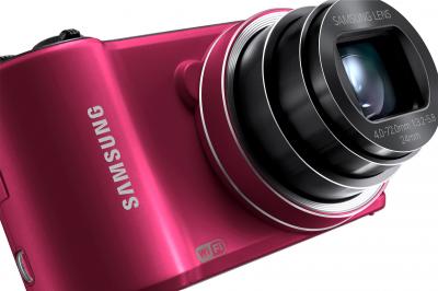 Компактный фотоаппарат Samsung WB200F (EC-WB200FBPRRU) (Red) - общий вид