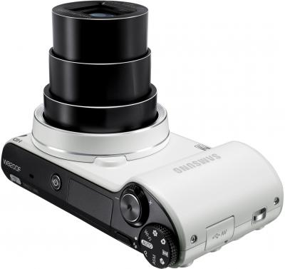 Компактный фотоаппарат Samsung WB200F (EC-WB200FBPWRU) (White) - общий вид