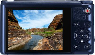 Компактный фотоаппарат Samsung WB250F (EC-WB250FBPBRU) (Black Cobalt ) - вид сзади
