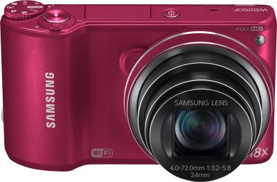 Компактный фотоаппарат Samsung WB250F (EC-WB250FBPRRU) (Red)