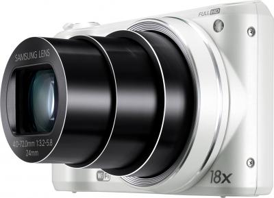 Компактный фотоаппарат Samsung WB250F (EC-WB250FBPWRU) White - общий вид