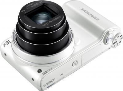 Компактный фотоаппарат Samsung WB250F (EC-WB250FBPWRU) White - общий вид