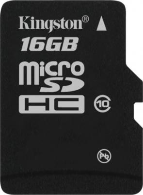 Карта памяти Kingston microSDHC (class 10) 16 Gb (SDC10/16GB) - общий вид