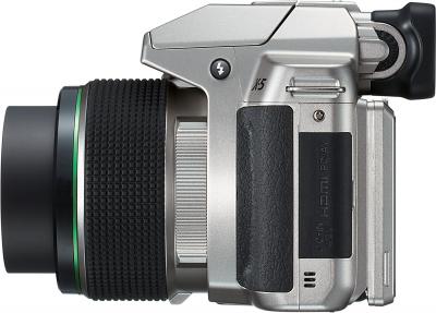Компактный фотоаппарат Pentax X-5 (Silver) - вид сбоку