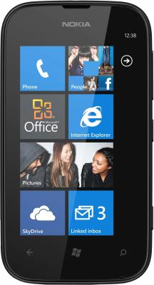 Смартфон Nokia Lumia 510 Black - общий вид