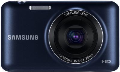 Компактный фотоаппарат Samsung ES95 Black (EC-ES95ZZBPBRU) - вид спереди