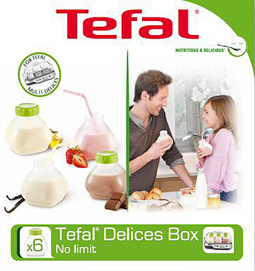 Набор баночек для йогуртницы Tefal XF102032 - в упаковке