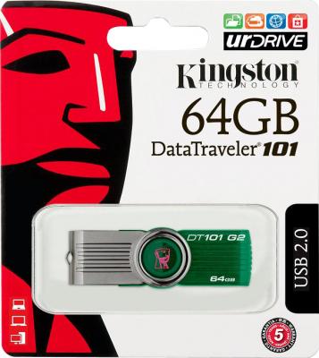 Usb flash накопитель Kingston DataTraveler 101 G2 64 Gb (DT101G2/64GB) - коробка