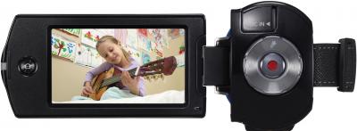 Видеокамера Samsung HMX-QF30BP Black - дисплей