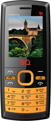 Мобильный телефон BQ Luxembourge BQM-1816 (черно-оранжевый)