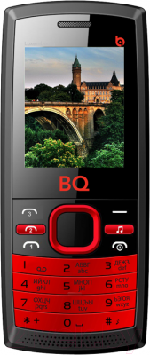 Мобильный телефон BQ Luxembourge BQM-1816 (черно-красный)