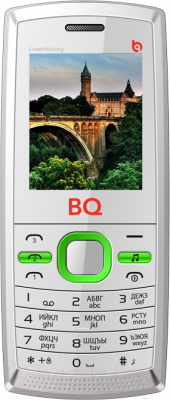 Мобильный телефон BQ Luxembourge BQM-1816 (бело-зеленый)