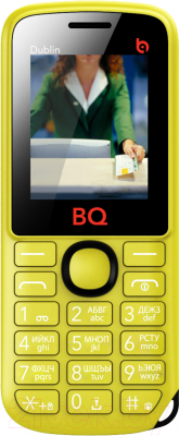 Мобильный телефон BQ Dublin BQM-1818 (желтый)