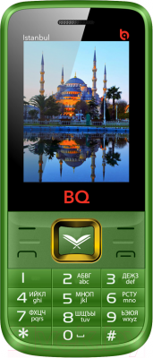 Мобильный телефон BQ Instambul BQM-2404 (зеленый)