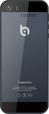 Мобильный телефон BQ Cupertino BQM-2606 (серый)