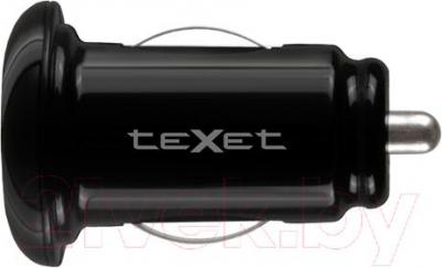 Зарядное устройство автомобильное Texet PowerUno TPC-1002 (черный)