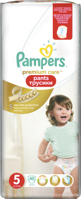 Подгузники-трусики детские Pampers Premium Care Pants 5 Junior (40шт)